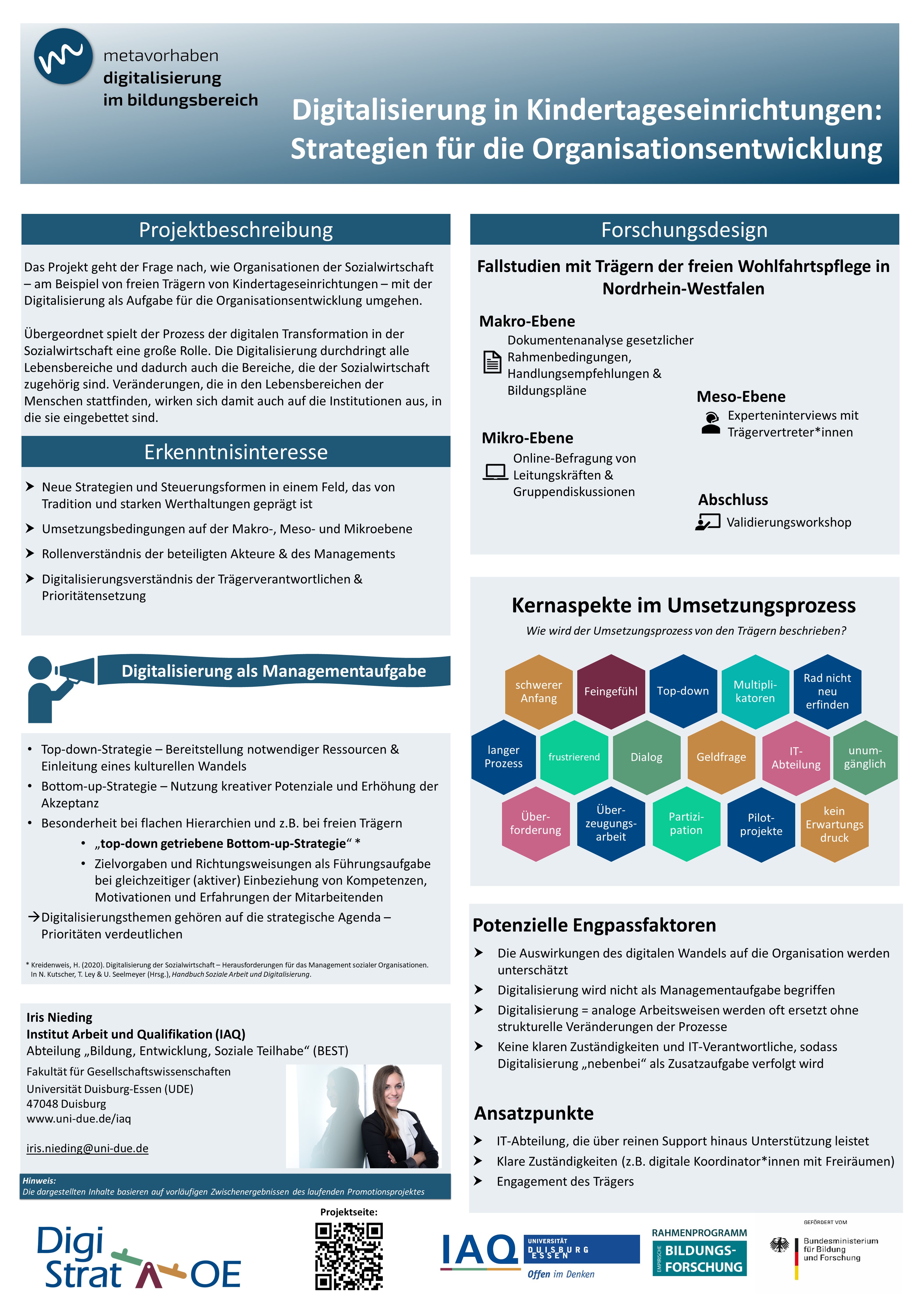 Projektposter DigiStrat-OE